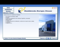 Europa House webpage