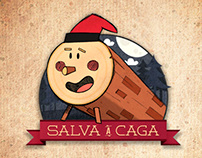 #SalvaACaga - A bizarre Christmas card.