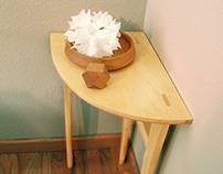 Wooden Corner Table