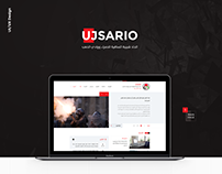 UJSARIO website UI/UX