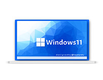Microsoft Windows 11 Concept - Laptop Ui design