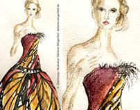 Fashion Illustration / Watercolor