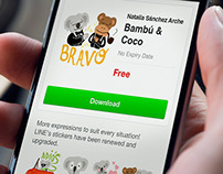 Bambú & Coco LINE Stickers