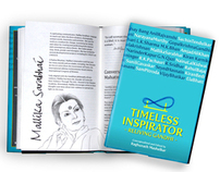 Timeless Inspirator - Reliving Gandhi Book illustration