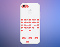 Space Invaders iPhone 5c case design