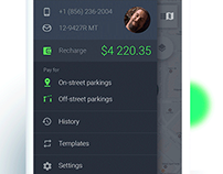 Redesign of parking mobile app