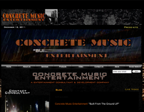 Concrete Music Entertinment Group Inc. Website