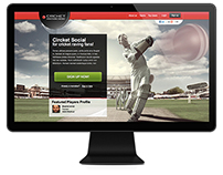 Cricket Social Website - UI / UX