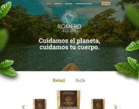 Romero Foods - Landing