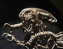 Alien Wire Sculpture