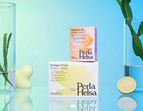 Perla Helsa — dietary supplements packaging