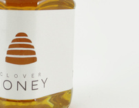 Pure Clover Honey Packaging