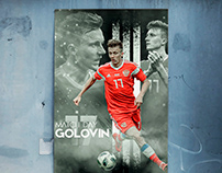 Golovin adidas soccer poster