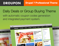Droupon - Daily Deals or Group Buying Drupal 7 Theme