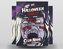 Zombie Halloween Flyer