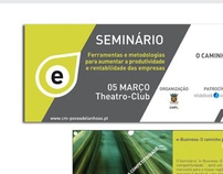 Branding and strategy design for seminar on E- business