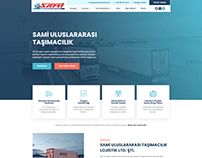 Sami Uluslararası Taşımacılık Lojistik Web Sitesi