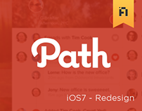 Path - iOS7 Redesign