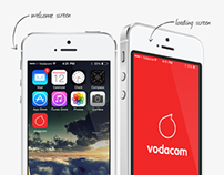 Vodacom iOS7 app Concept