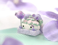 Finn Mint Lilac - Artisan Keycaps
