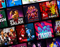 Football Social posters ( Sports graphics )