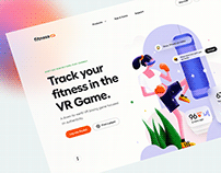 Fitness VR Game Illustration – Hero Header