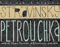 Stravinsky's Petrouchka Album Cover Artwork