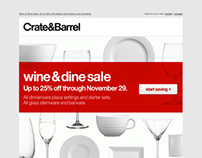 Crate&Barrel Eblast Redesign