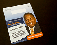 Direct Mail for Vincent Orange Campaign