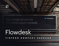 Flowdesk - rebranding of a crypto market maker