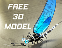 CGI: mechanical Ephemera Danica(FREE 3d model)