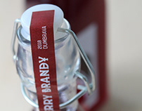 Cherry Brandy. Homemade Liquer.