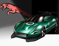 Jaguar D-Type Race Vision