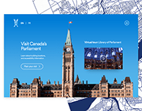 Parliament Hill Tour (Landing page)