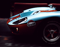 FORD GT40 & MICHAEL PRICHINELLO  FOR THE SCOUT MAGAZINE