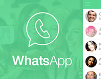 WhatsApp iOS 7 Style Design