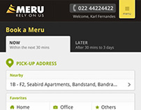 Meru Mobile Landing Page