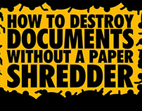 Destroy Documents Without A Shredder