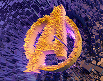 Avengers fan art - Avengers abstract logo