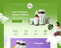 CBD Products - Homepage design