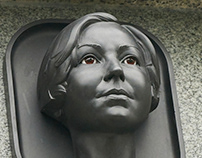 Sylwia - sculpture portrait for columbarium