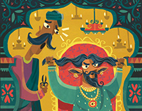 The King and The Drum - NatGeo Learning Illustrations