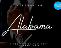 Alabama - Signature Font