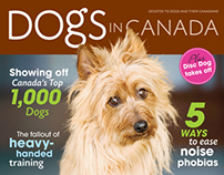 Dogs in Canada Magazine Covers