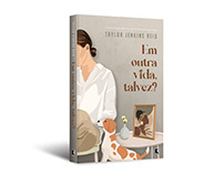 Book cover design of "Em outra vida, talvez?"