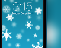 Christmas Snowflakes Wallpaper for iPhone 5/5c/5s