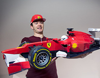 Ferrari F1 Papercraft Racer