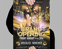 Grand Opening - Luxury Night Party Flyer/Poster