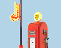 Gas Station | 3D