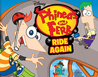 Phineas and Ferb Ride Again - Video Game Packaging